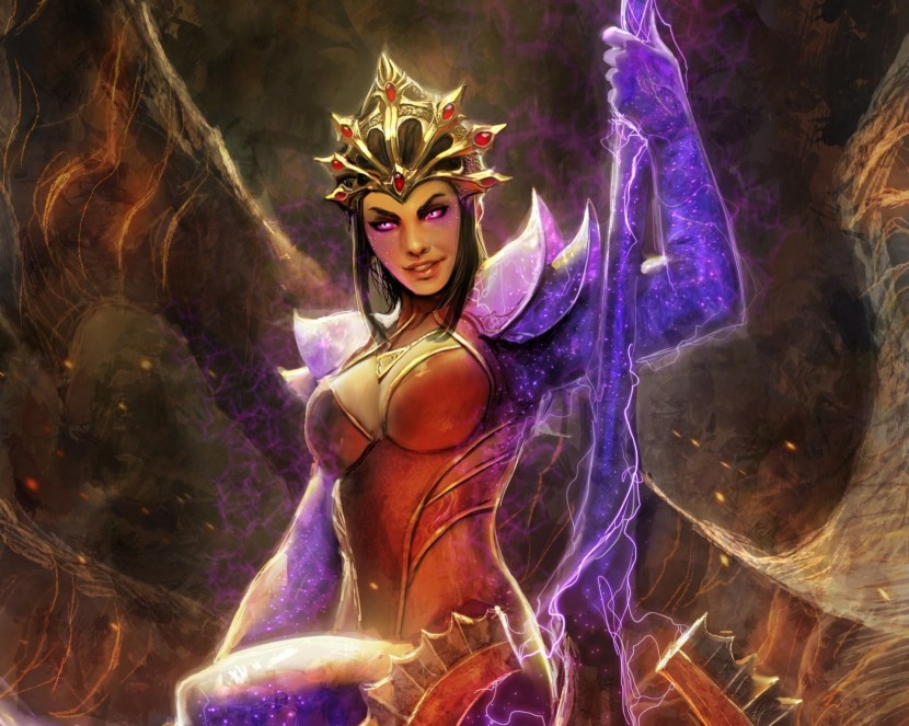 The elf of the combat magician