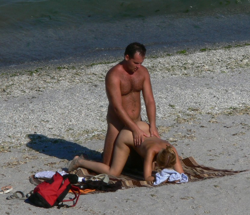Girls from a nudist beach