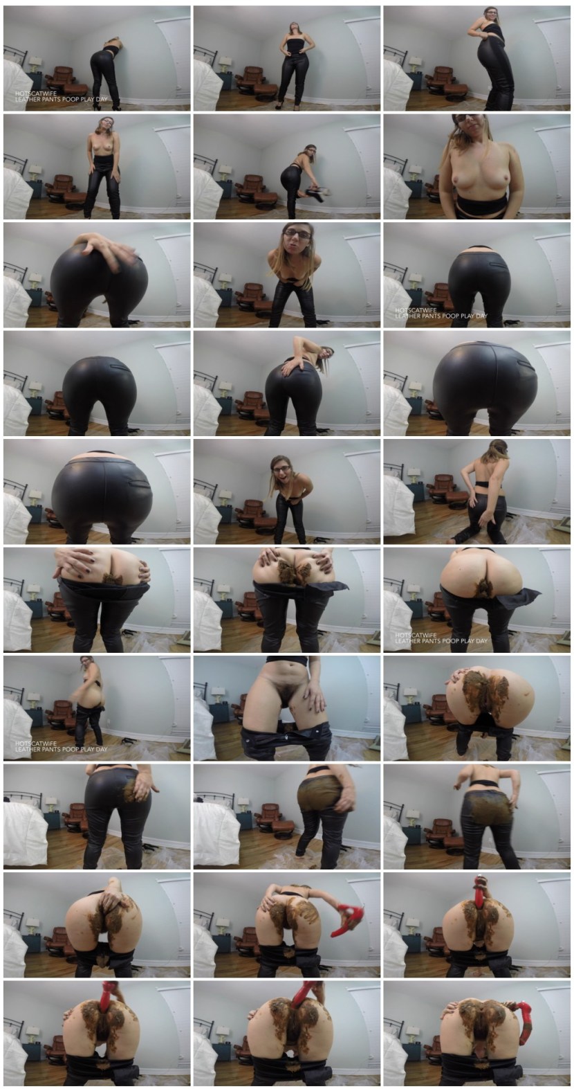 Lesbian orgasm in leggings