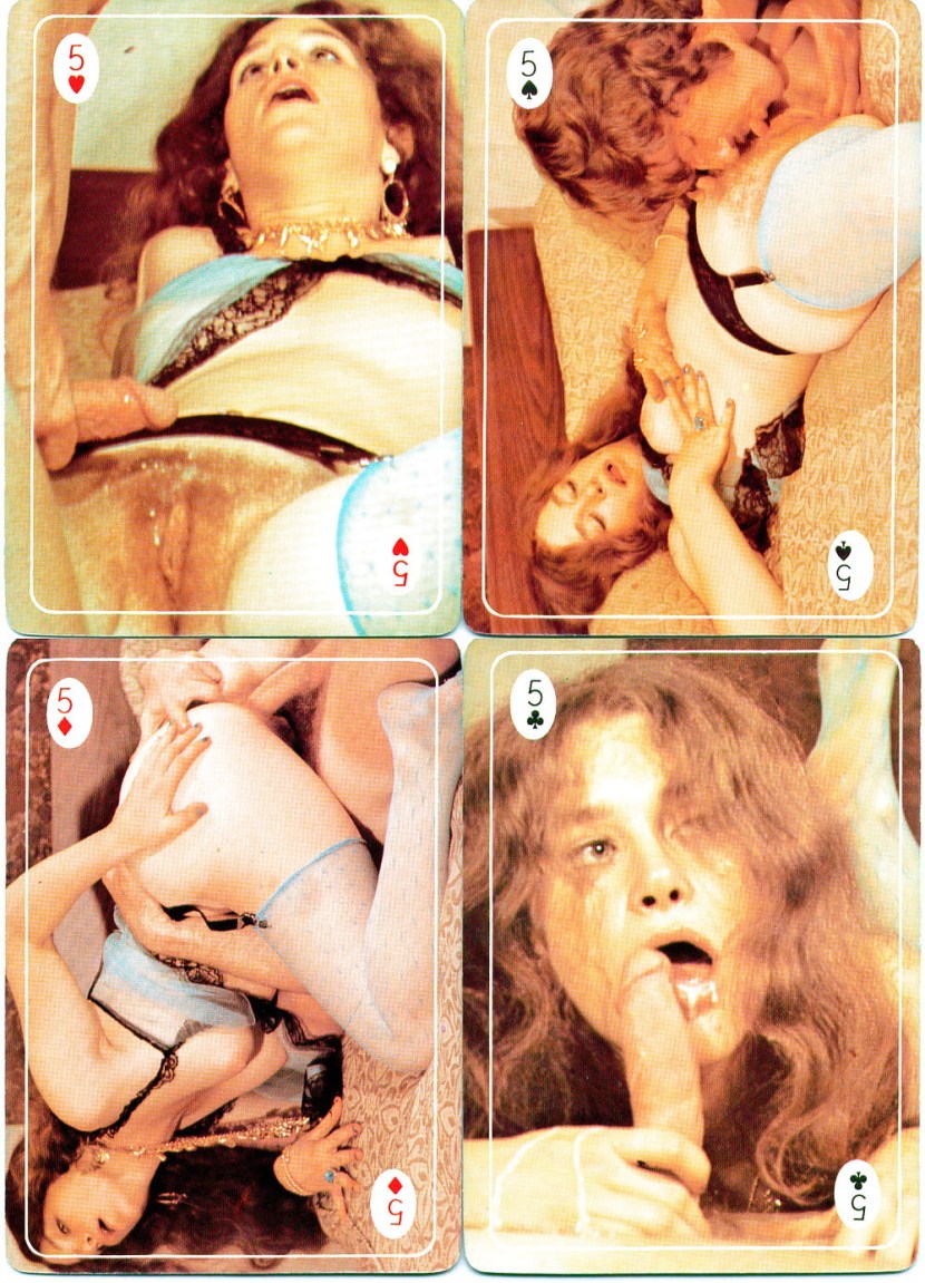Erotic playing cards