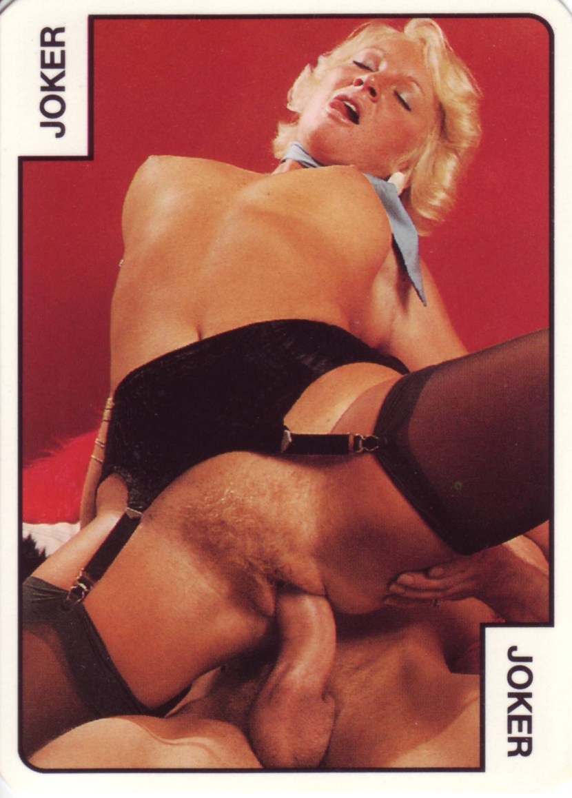 Erotic playing cards