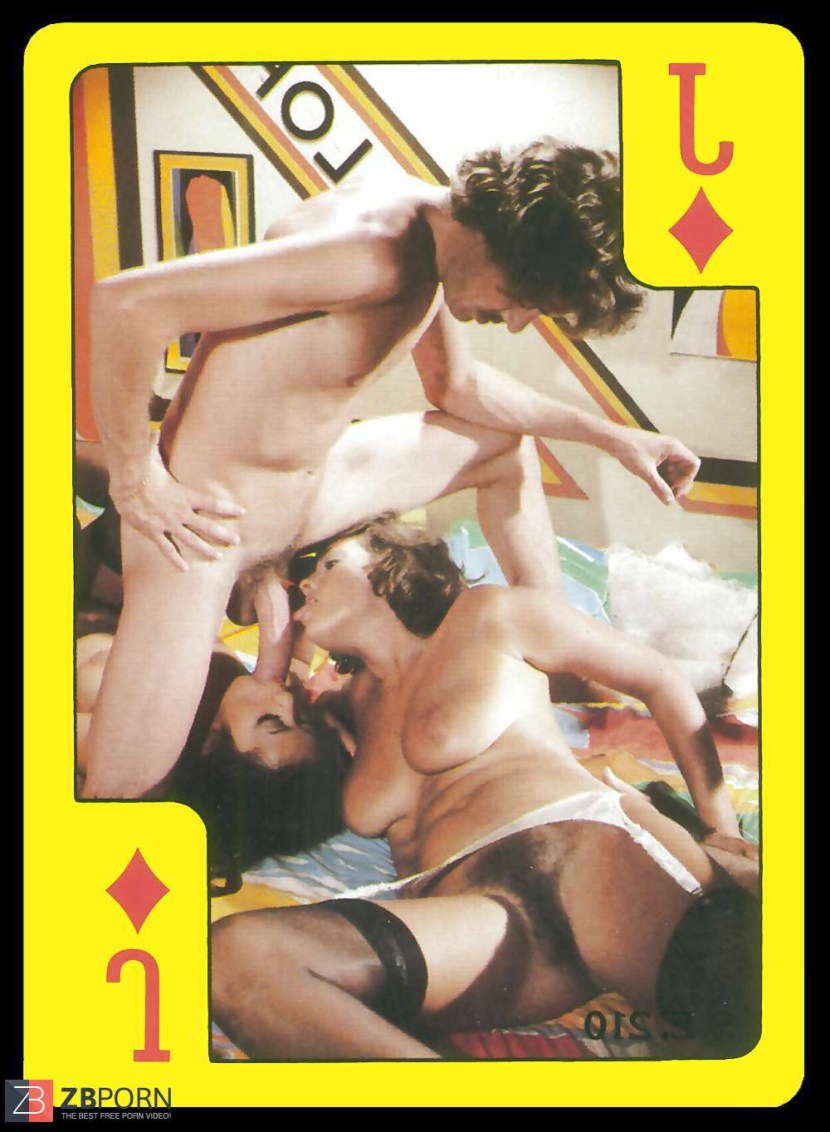 Pornographic playing cards retro