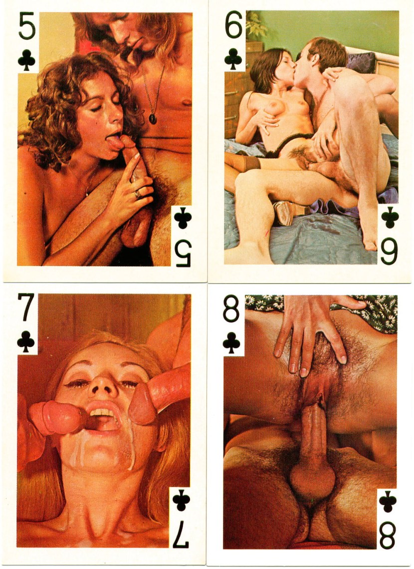 Erotic playing cards for adults