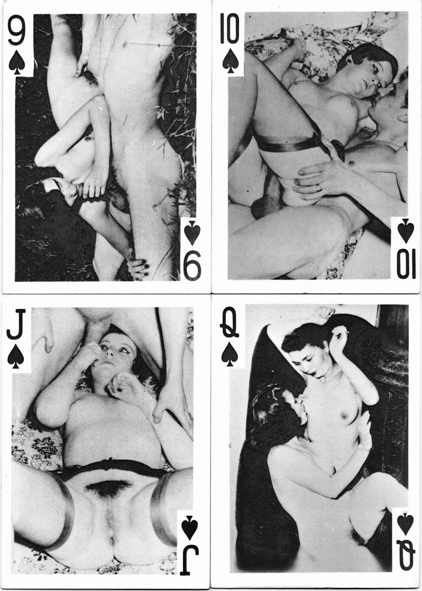 Modern playing porn cards