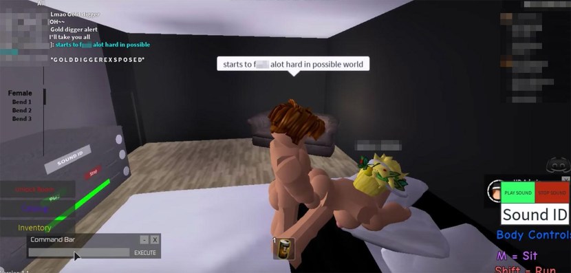 Roblox girl with big tits