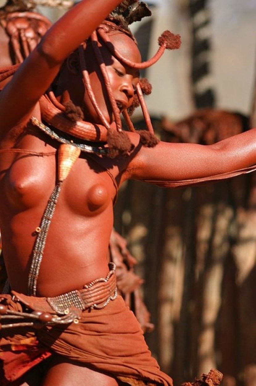 Naked women of wild tribes