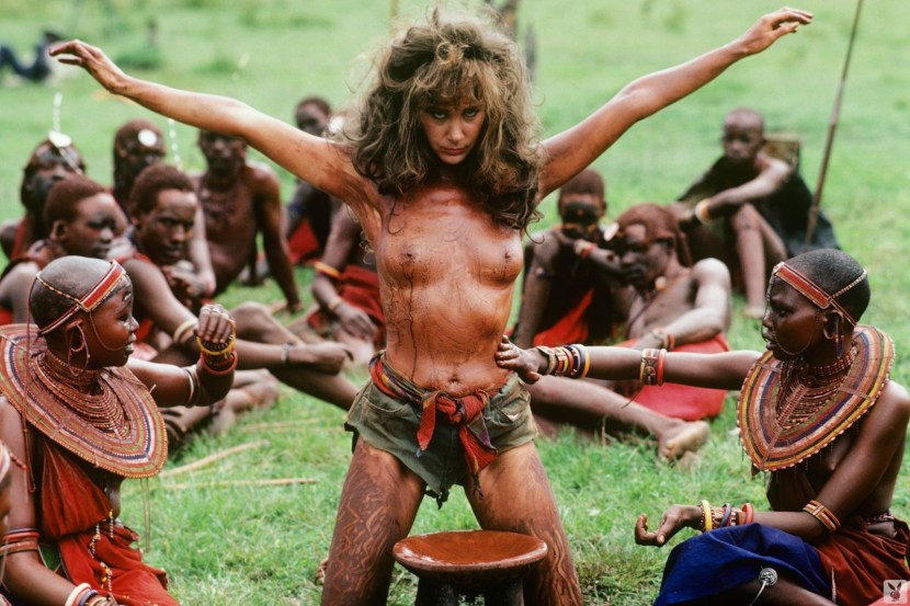 Naked women of wild tribes