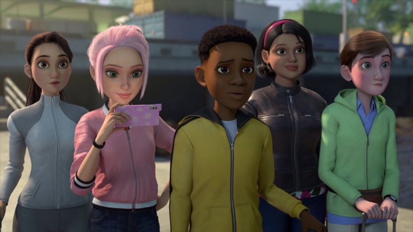 Animated series World of Jurassic period Cretaceous camp