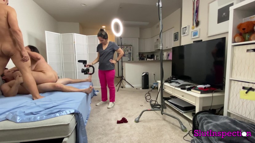 The process of shooting a porn movie