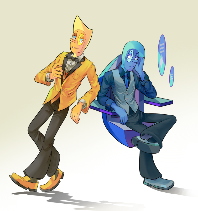 Cobalt and sapphire color