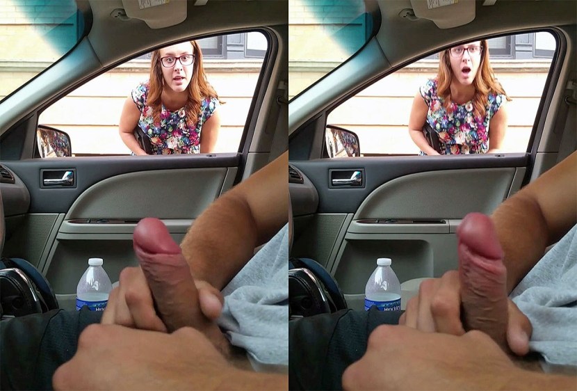 Specified masturbation on the beach