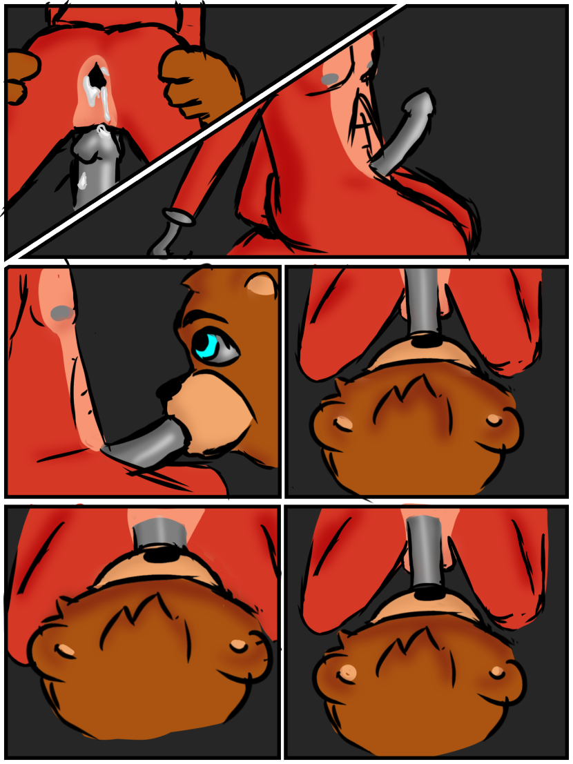 Furry Fnaf SFM Robots Masturbate Gold97fox