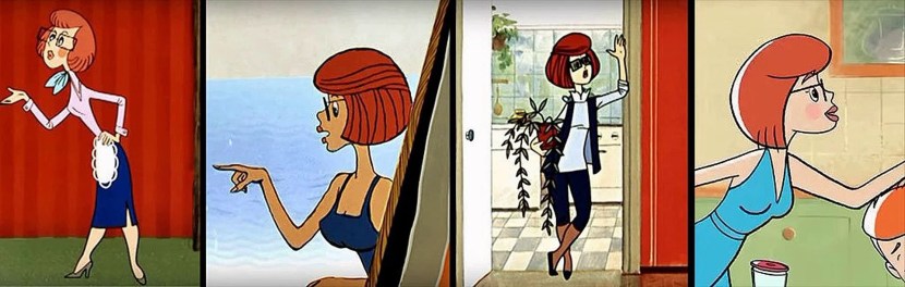 Three of Prostokvashino cartoon 1978 Pechkin