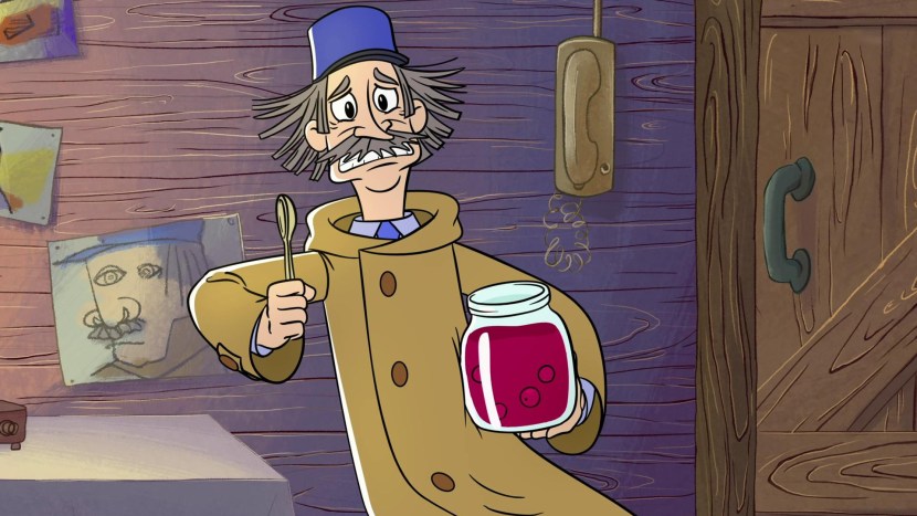 Cartoon return to Prostokvashino