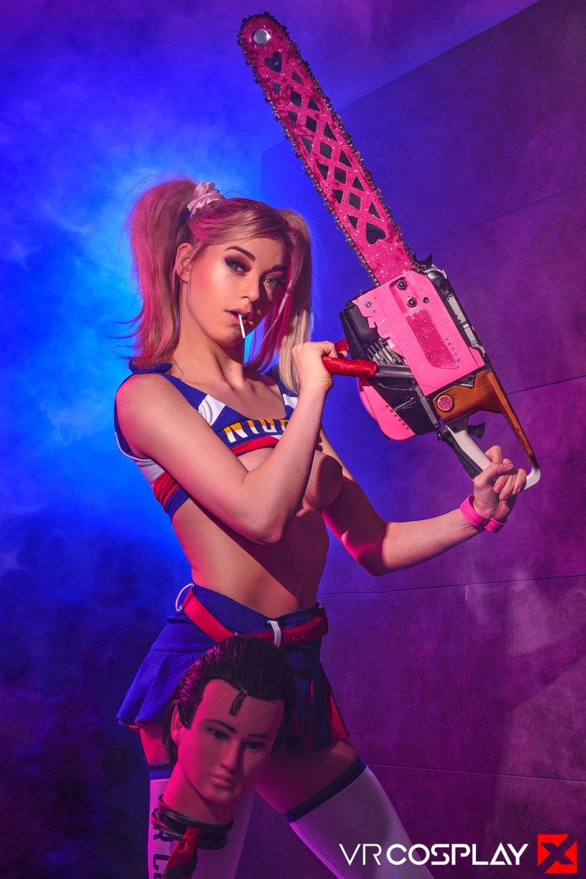 Girls from games in stockings