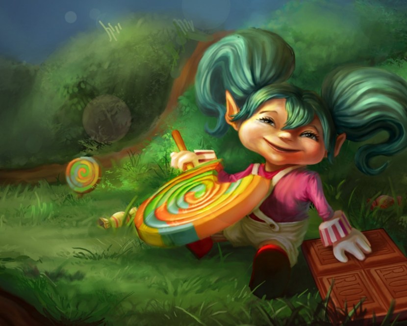 Lipstick lipstick in the mouth