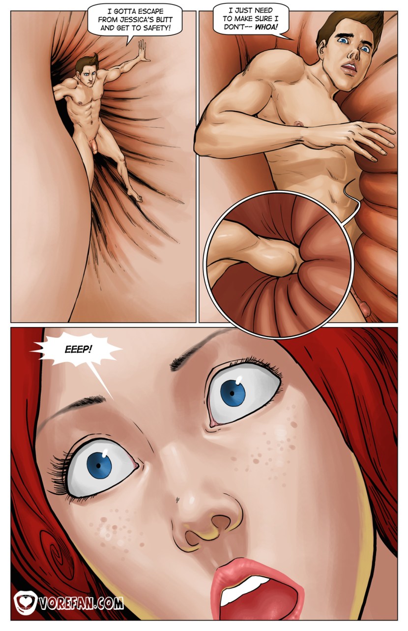 Anime giantess Vore comic