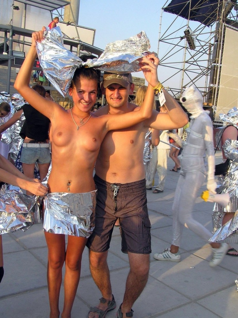 Vika and Lena Naked Kazantip