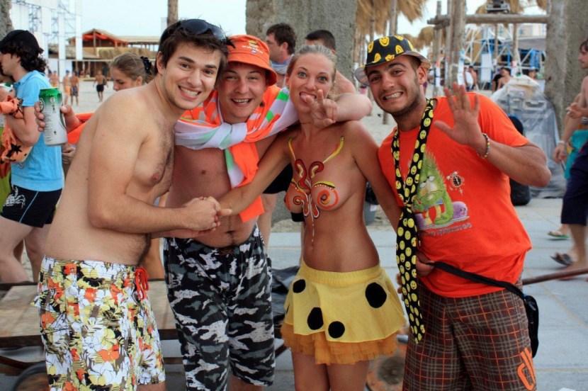 The butt naked Kazantip