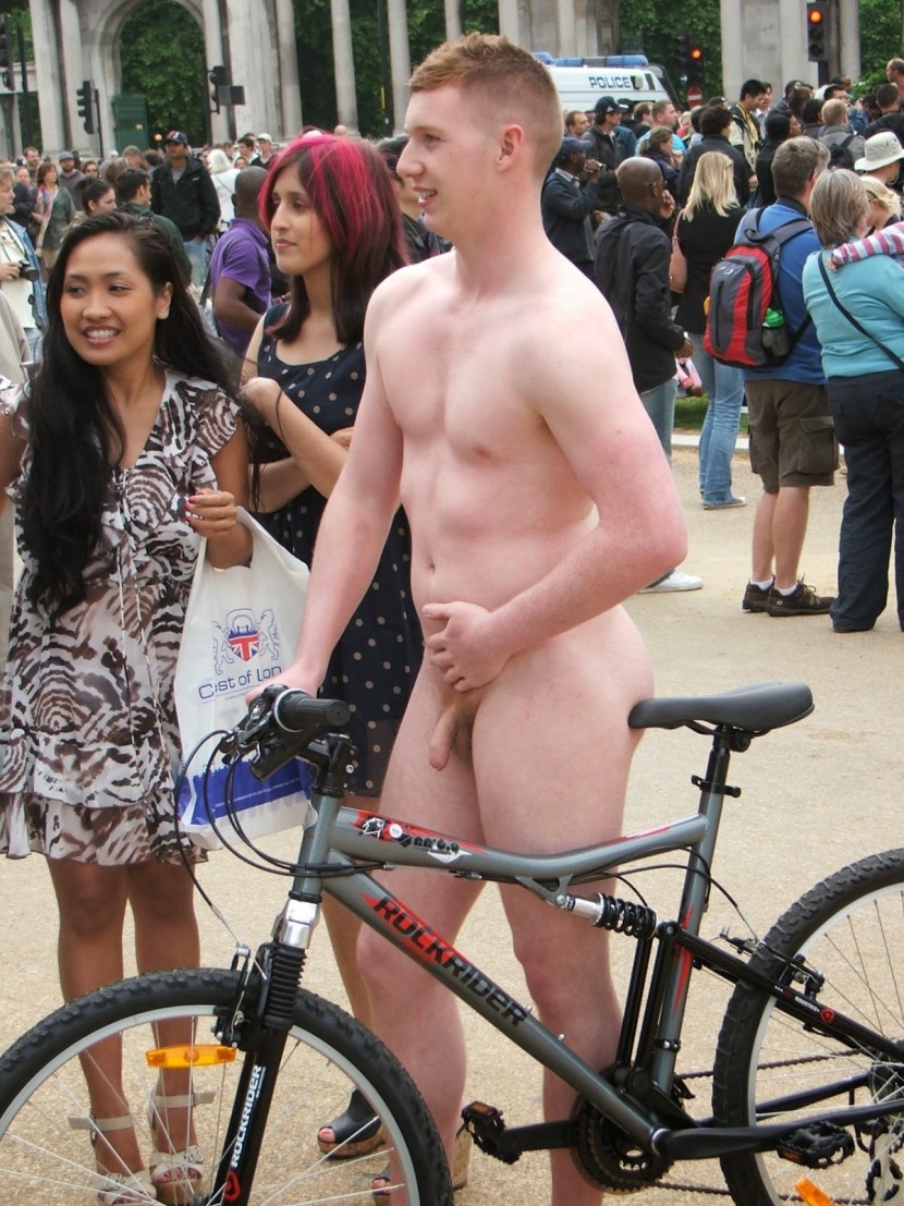 Naked women at the festival