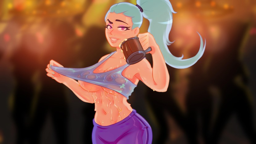 Hentai Luna in the Tavern Dota 2 Gameplay