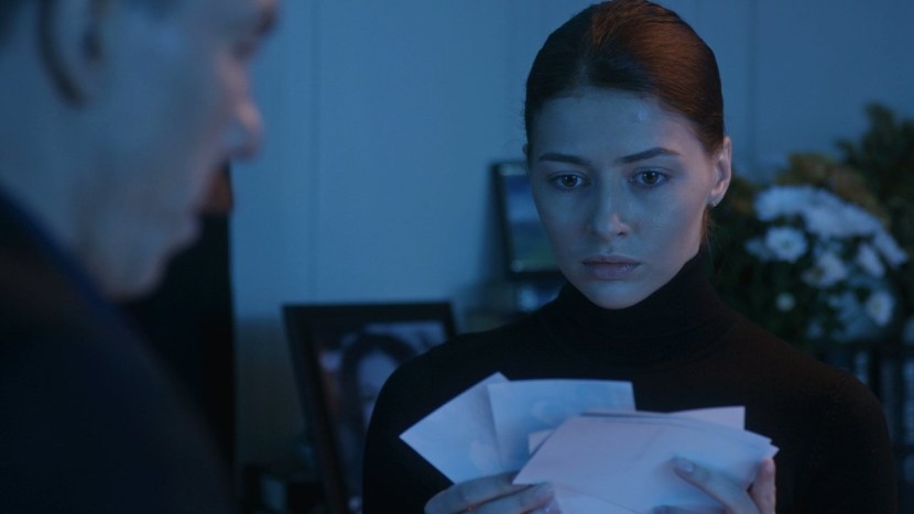 Ekaterina Busel in a dress