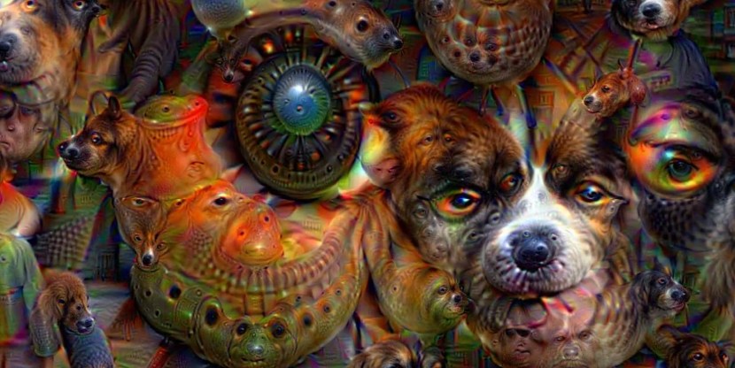The psychedelic of the neural network