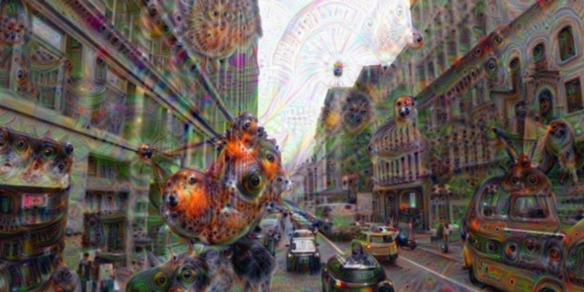 The psychedelic of the neural network