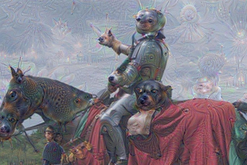 Drawings of the neural network for wallpaper