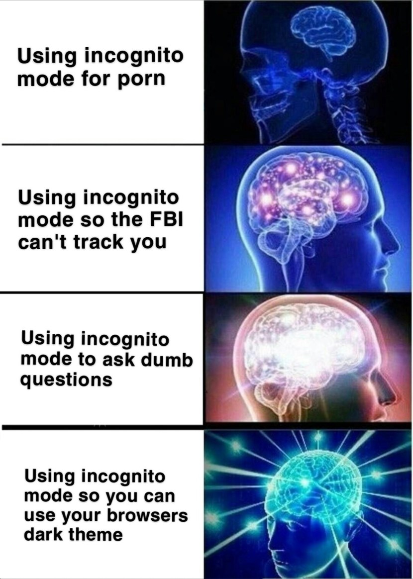 Incognito meme mode