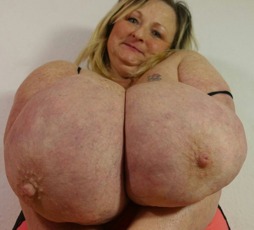 The biggest tits fuck