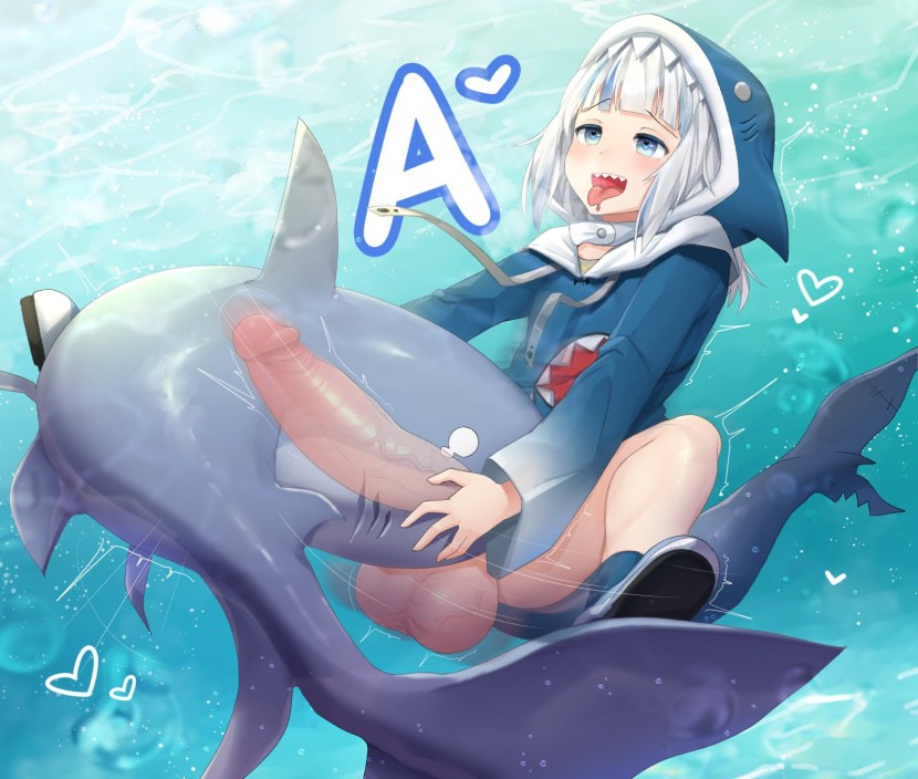 Anime shark Gawrgura Hentai