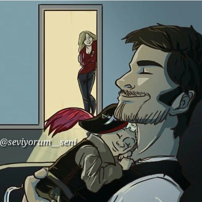 Emma Swan and Captain Hook bed stage