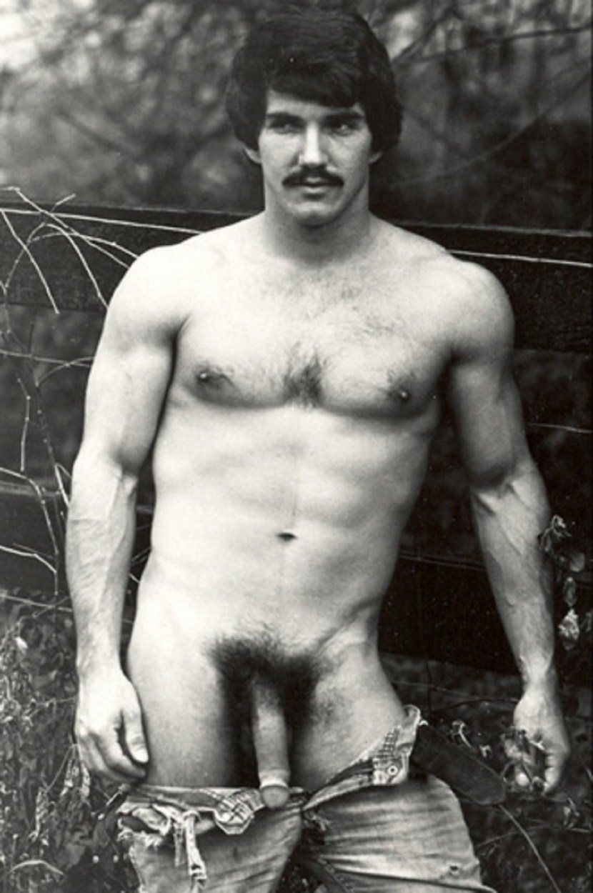 Porn actors of a retro man