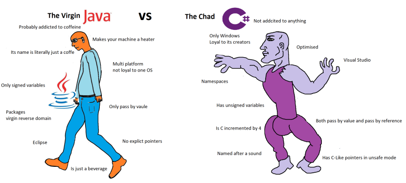 Memes about programming languages