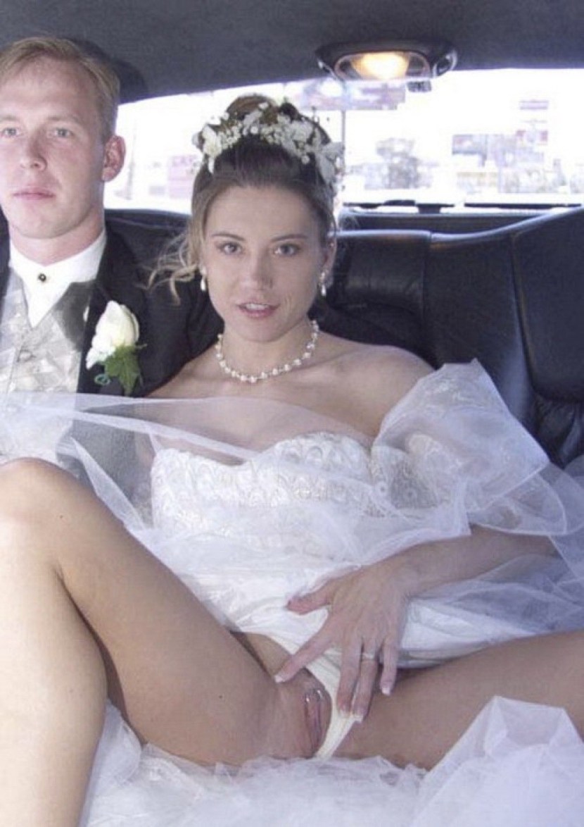 Fucked the bride in a wedding dress