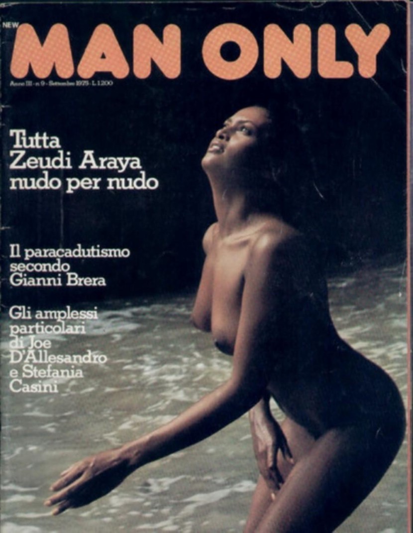 Zeudi Araia in his youth naked