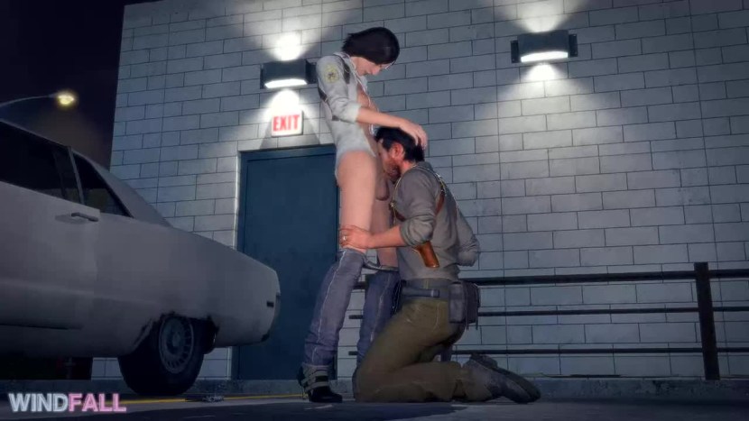 Futanari with big tits 3d