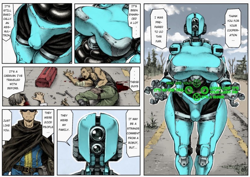Follaut 4 robot navigator comics Hentai
