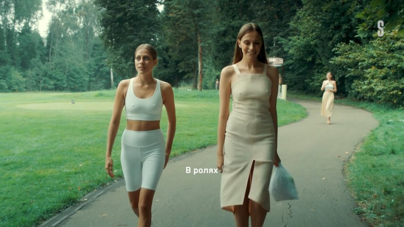 Mila Sivatskaya in the underwear Grand Lyon