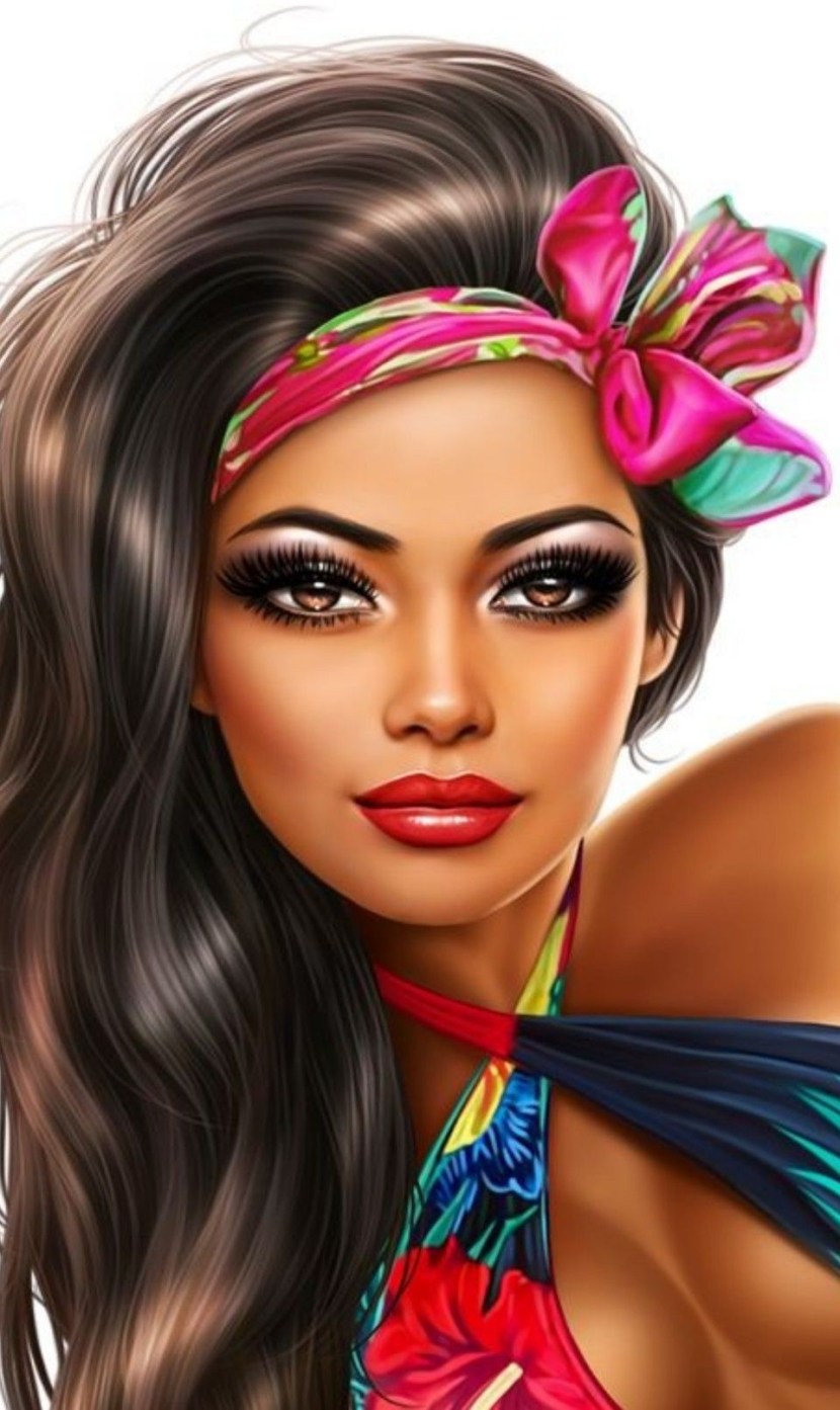 Uzbek women cartoon pictures