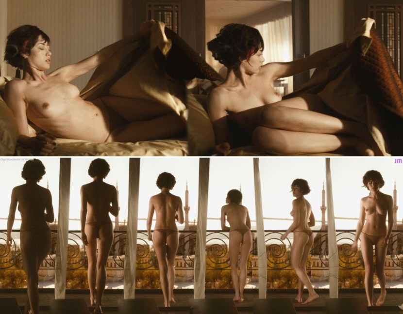 Olga Kurilenko Naked in the film Hitman