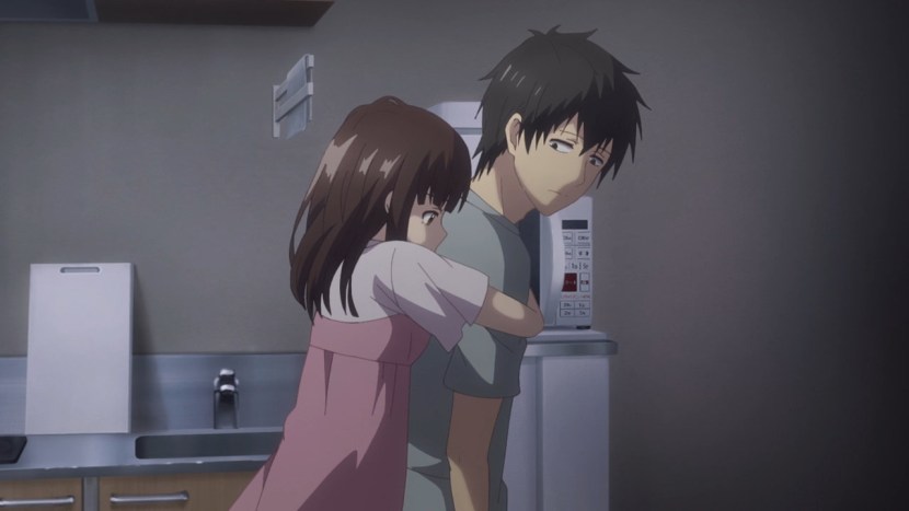 I shaved and sheltered a high school student anime kiss