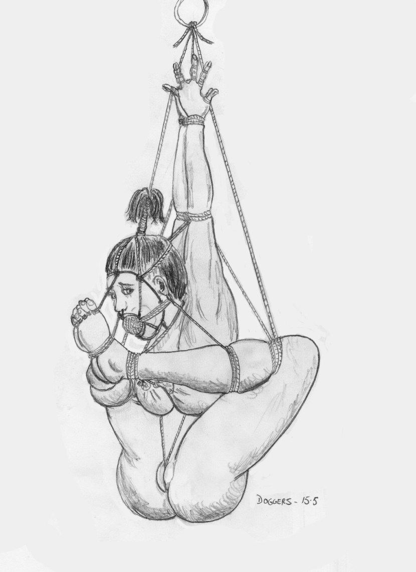 Selfbondage with obstacles