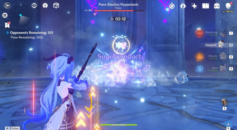 Purple lightning Genshin