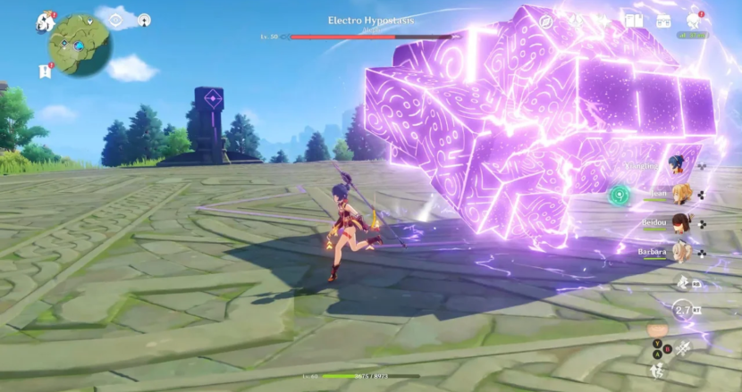 Electro hypostasis Genshin Impact