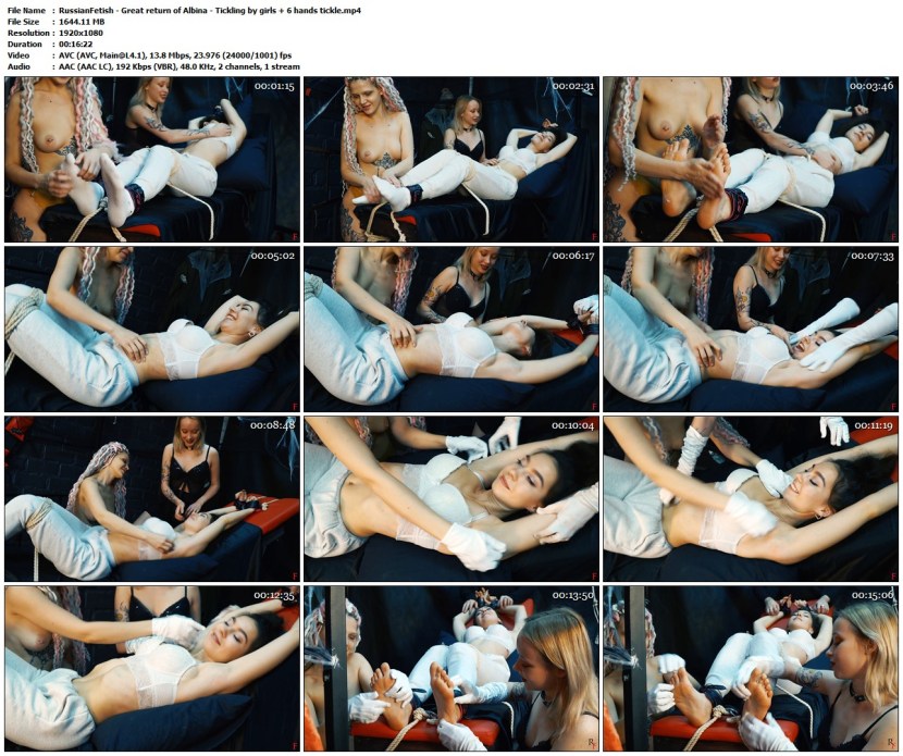 Bdsm torture with tickling and orgasm