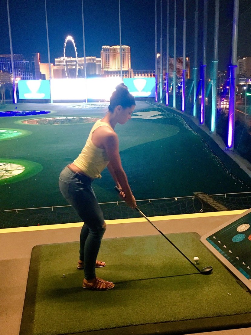 Megan Rhine between boobs