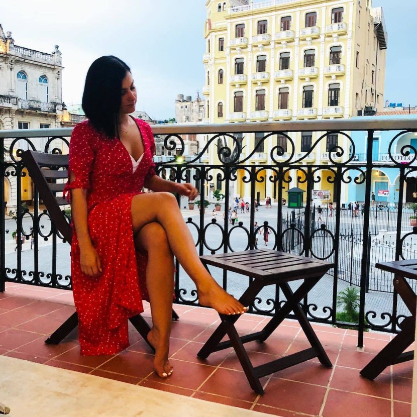 Megan Olivi in a swimsuit