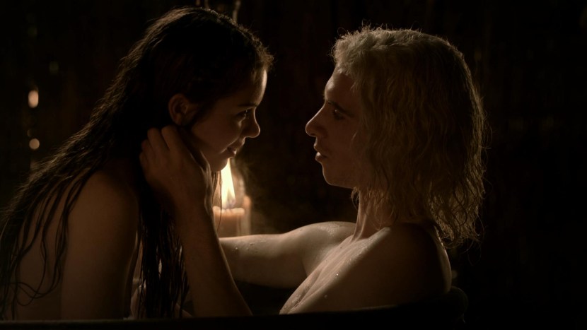 Tony Stark with a glass